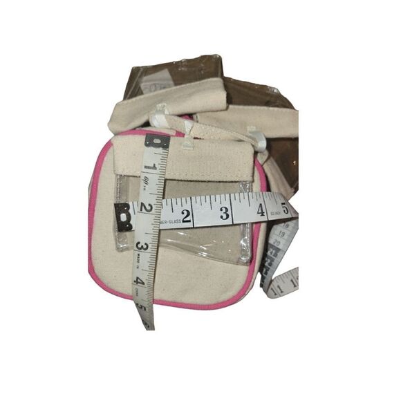 NWT Mainstreet Collection Canvas Square Jewelry Travel Storage Organizer Case - Picture 8 of 13